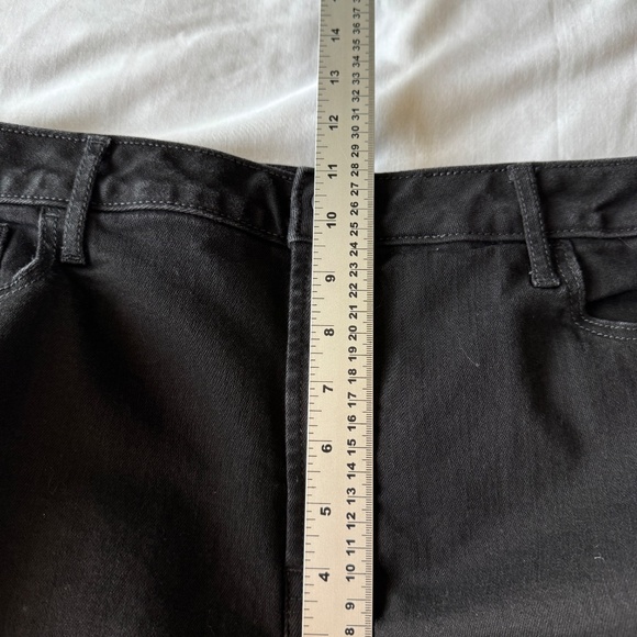 Old Navy High Rise Rockstar Women's Super Skinny Jeans Black Size 16 Stretchy - Picture 9 of 13